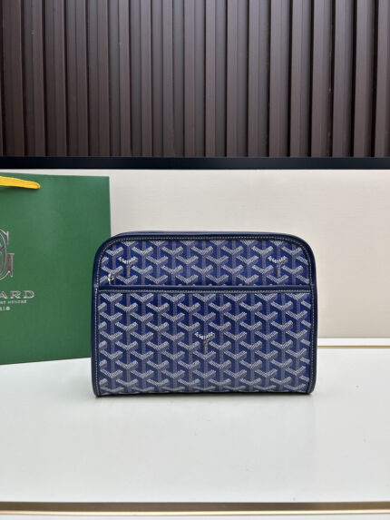 GOYARD New Jouvence Wash Bag  Small Size  in Blue