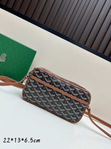 GOYARD Crossbody Bag  Upgraded Version with Box Black and Brown