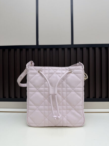 Large Dior Lambskin Shoulder Crossbody Bag