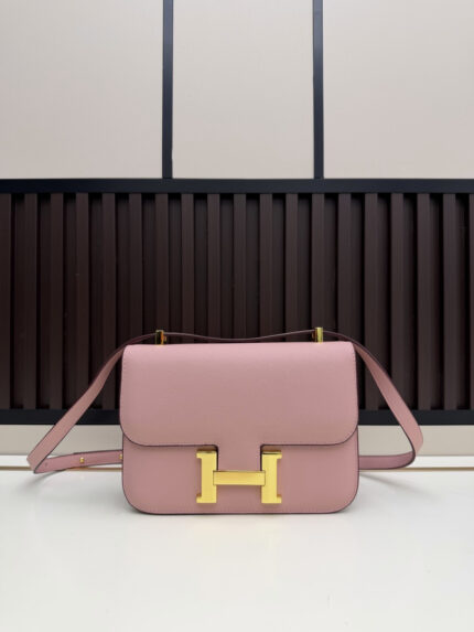 Hermès Large Stewardess Bag Pink