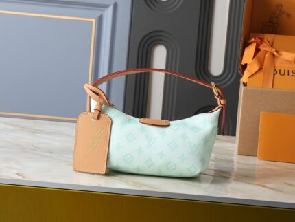 LV Pochette Hills Handbag in Mint Green