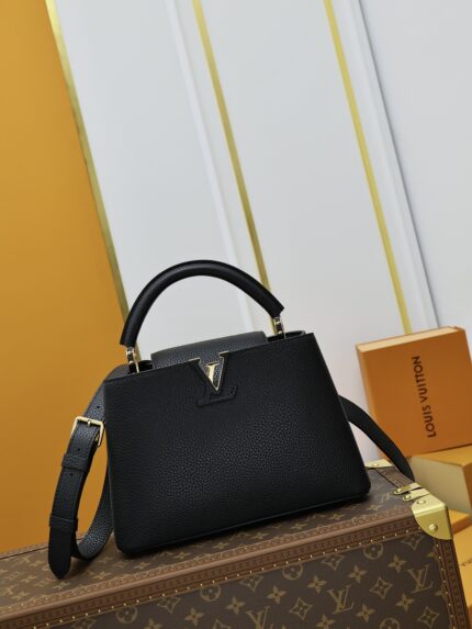 Louis Vuitton CAPUCINES Handbag Black