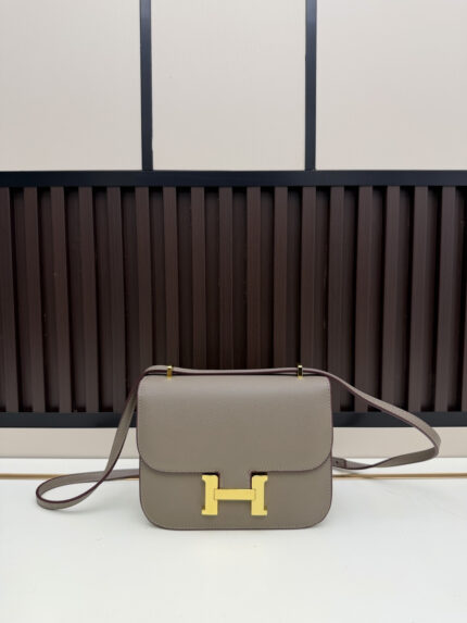 Hermès small Constance bag Light gray