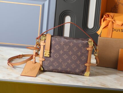 LV M46358 Medium Size Side Trunk Handbag