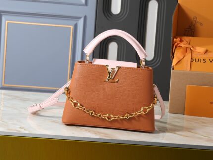 LV Capucines BB Medium Size Handbag Harmony Collection