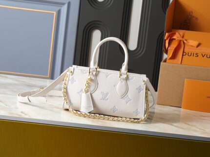 LOUIS VUITTON OnTheGo East West Handbag Milky Way Collection