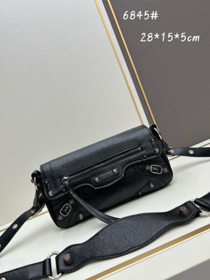 Balenciaga Le Cagole series with box  Baguette bag Black