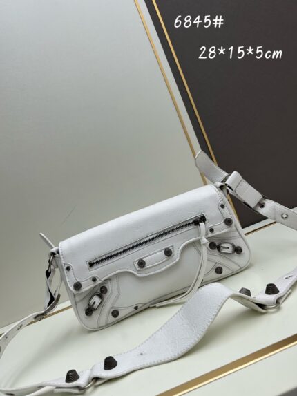 Balenciaga Le Cagole series with box  Baguette bag  White