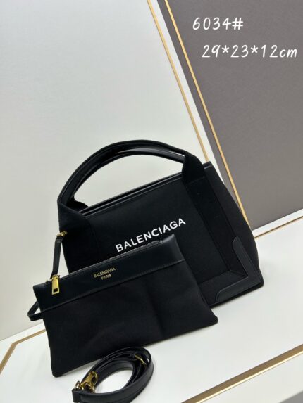BALENCIAGA Cabas S small tote bag  all-black