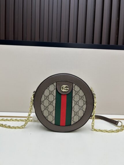 Gucci Ophidia collection round mini bag
