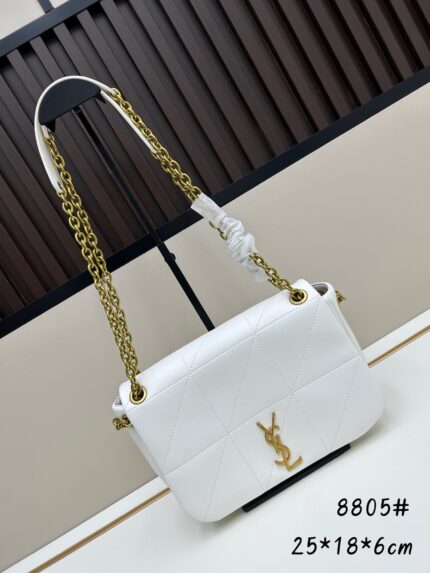 YSL Jamie latest style chain bag White