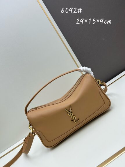 YSL Camera Supple bag  lunchbox bag Khaki