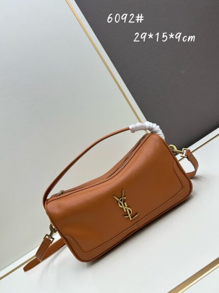 YSL Camera Supple bag  lunchbox bag Orange
