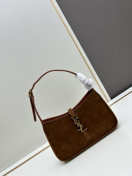 YSL 8817 Underarm Bag Brown Petite and trendy