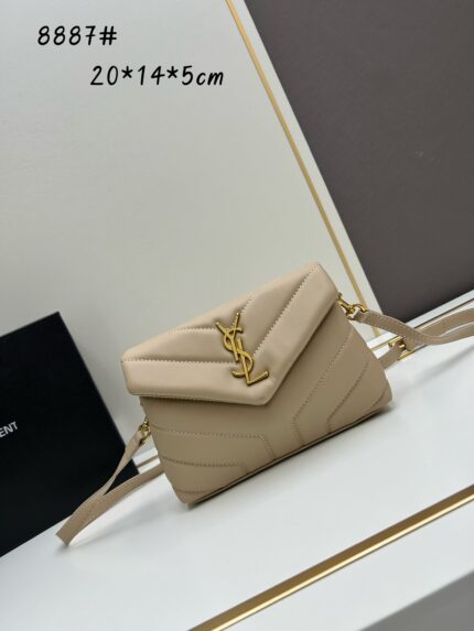YSL new arrival small size classic Loulou Off-white