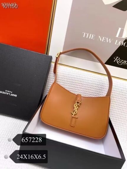 YSL Spring Summer new arrival underarm bag Caramel color
